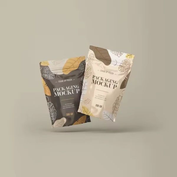 Перезамыкаемая упаковка для пищевых продуктов Stand Up Pouch Matt Surface Zipper Bag With Valve Foil Ziplock Coffee Bag