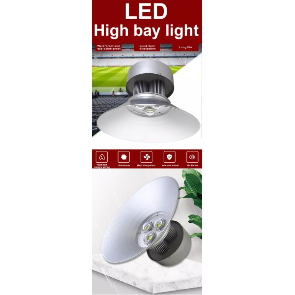 Waterproof 120 Watt Led High Bay Lights 30w 50w 100w 150w 200w
