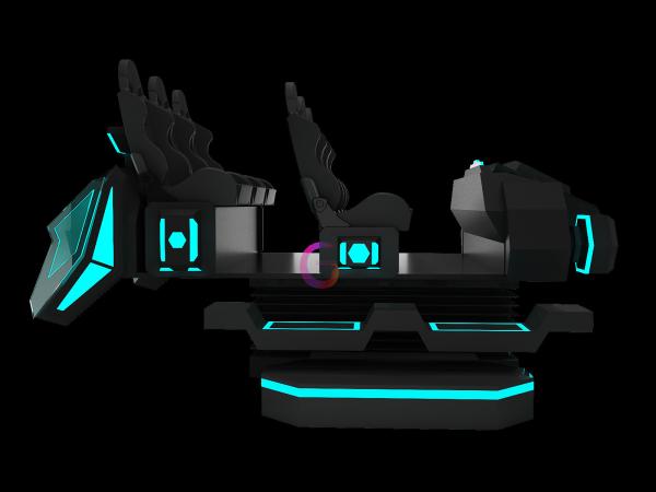 Theme Park VR Roller Coaster Machine 9D VR Cinema 6 Seats Chair  220V