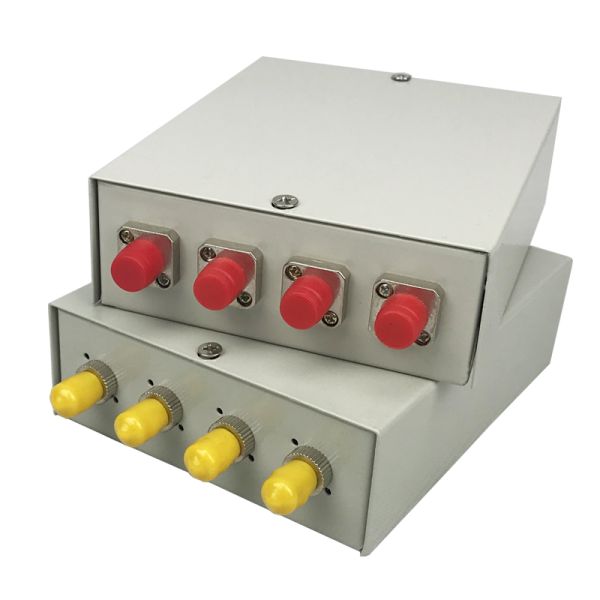 Indoor Outdoor 4 Port Fiber Patch Panel Sc Full Load Mini Size Steel Tape