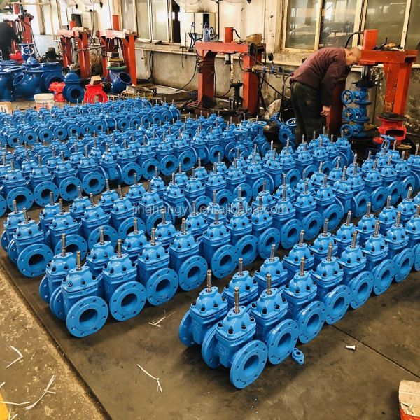 Flange Type Metal Seated Ductile Iron GGG40 Gate Valve for Industry