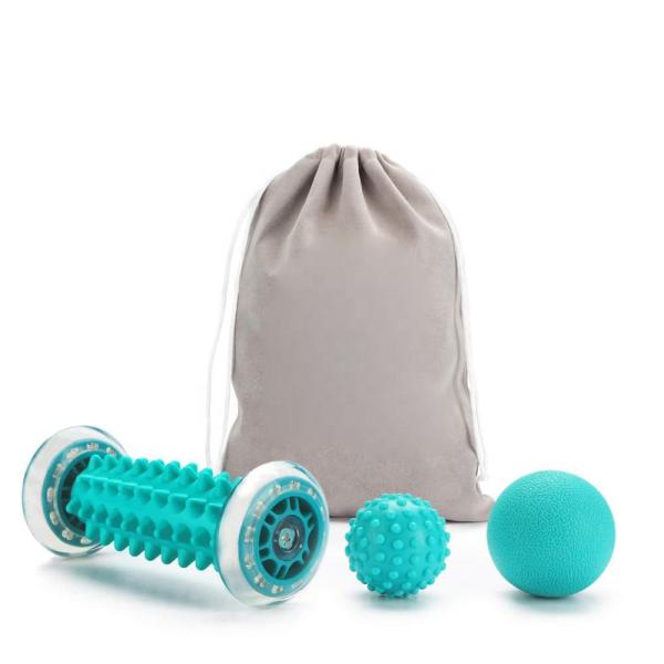 Non Toxic Shiatsu Foot Massager Roller Customized Logo For Treatment Plantar Fasciitis