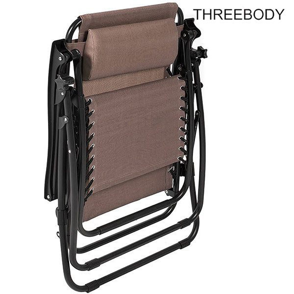 Adjustable Pool Outdoor Patio Lounge Chairs Brown UV Resistant 38 X 26 X 9.5 Inches