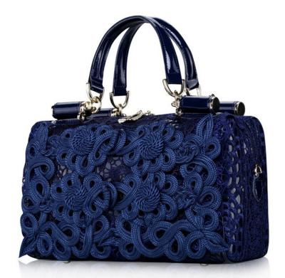 2016 new lace handbag European and American fashion handbags leather shoulder bag