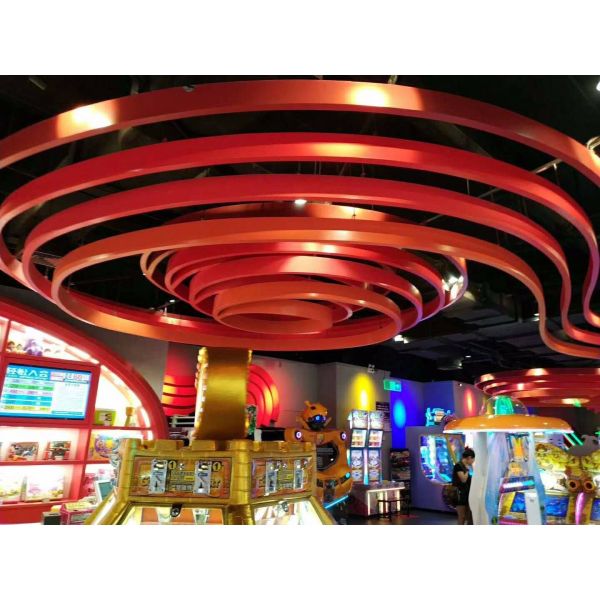 3mm Thick Metal Ceiling Design Aluminum Auditorium Ceiling Design