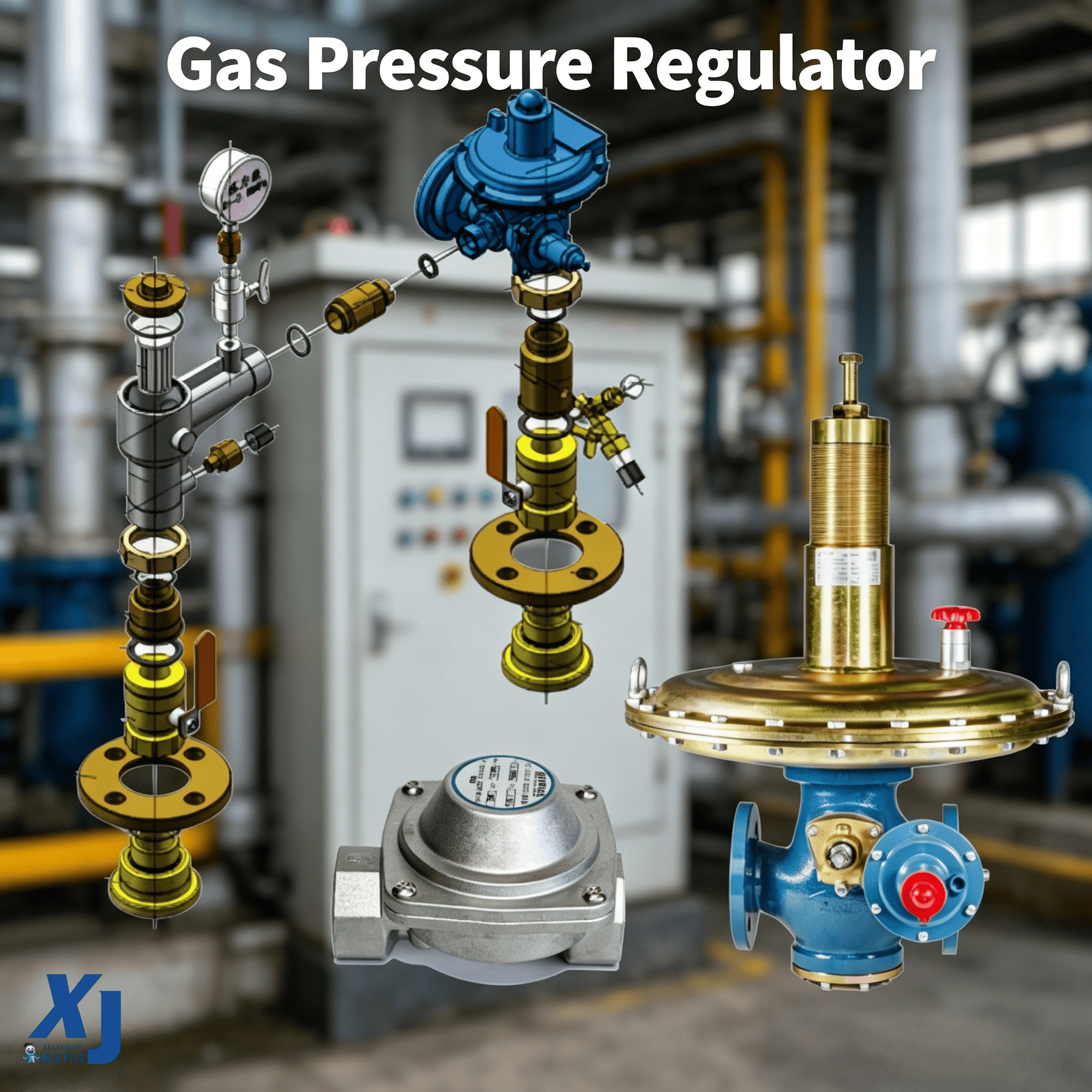 Supplier Chunhui CHTA CHTB CHTC Controls Direct Acting Gas Pressure Reducing Valve LNG LPG Fuel Gas Pressure Regulator