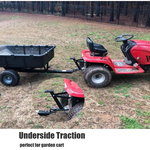 Конструкция логотипа на заказ Стальная газонокосилка прицеп буксирующий прицеп для Cub Cadet Pro Hi Hitch