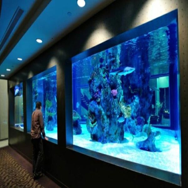 Custom 100% Virgin Mitsubishi MMA Cast Clear Aquarium Acrylic Sheet