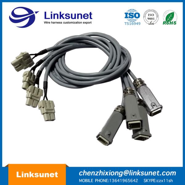 40A Harting Modular Connector Industrial Wire Harness 2P 09140022701 09120123001