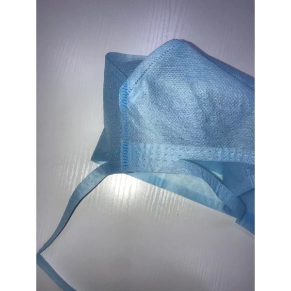Wholesale Unsiex Disposable Non Woven Cap With Ties Hospital Disposable Doctor Cap