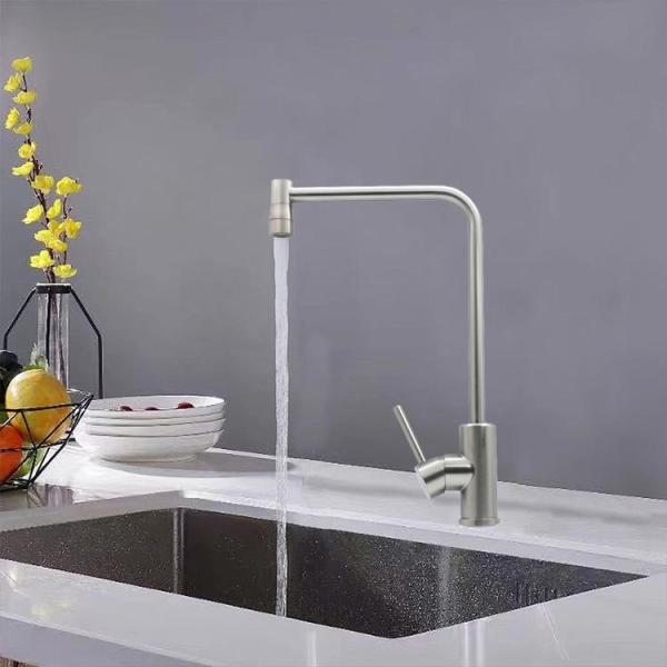 SONSILL Kitchen Mixing Faucet Sink Faucet Wire Drawing 304 Stainless Steel Water Faucet