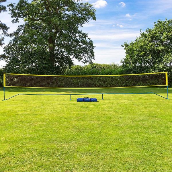 Customized Color Beach Tennis Net Set Portable Badminton Set 1.55m For Backya