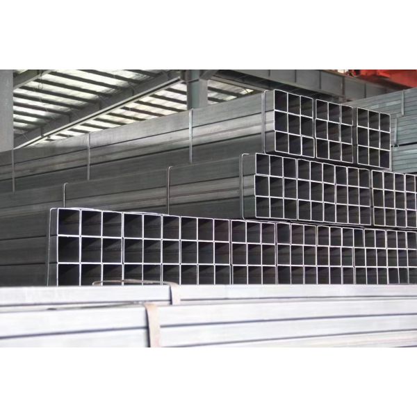 80*80 полые оцинкованные прямоугольные трубы с водонепроницаемыми пластиковыми п