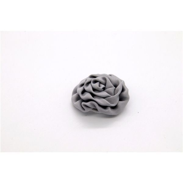 Hand Sintered Edge Flower /girl flower made of satin ribbons/Hand-simulated flower Various colors Fabric, wool