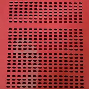4mmの丸い穴を持つ1mのアンチストロッグゴムスクリーンパネル