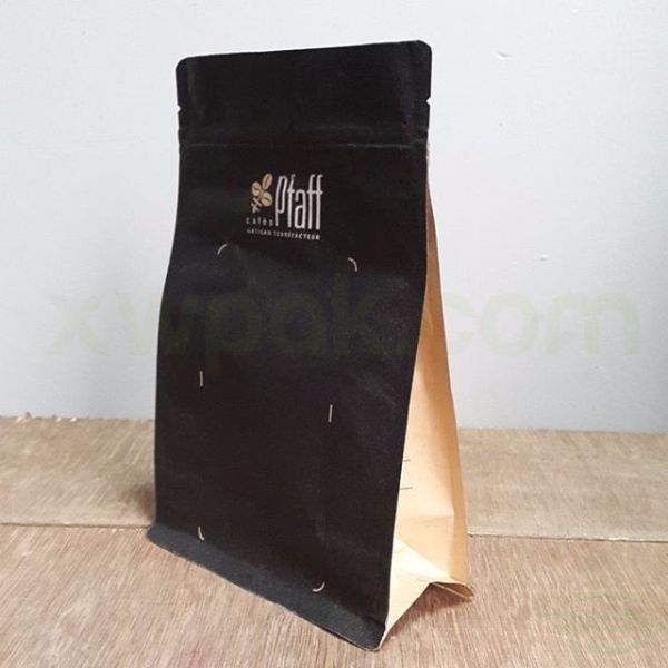 Gravure Printing Flat Bottom Flexible Food Packaging Pouches Aluminum Foil With k