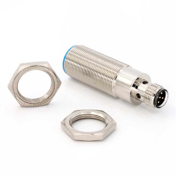 Red LED Industrial Ultrasonic Sensors NPN PNP Switching Output NO/NC IP67