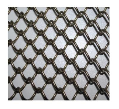 Golden Customizable Metal Decorative Stretching Mesh Panels For Cabinet Doors Easy To Install And Functional