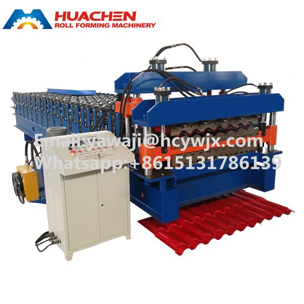 屋根のシート ツーデッキロール 形作機