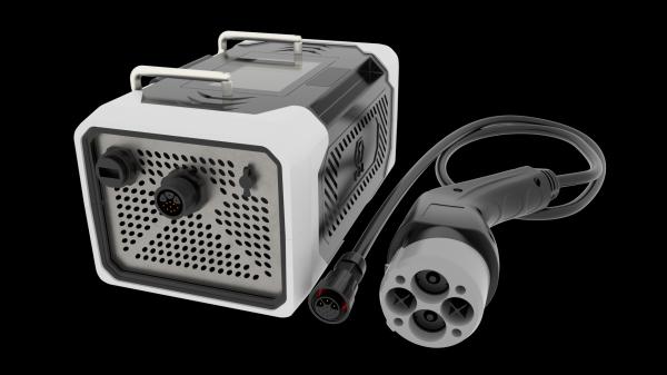 Portable V2L EV Discharger 3.5kW/5kW with Interchangeable Plug CCS CHAdeMO Tesla Type2