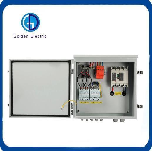 Customized Rianproof Solar Combiner Box 6 String PC/ABS 4 In 1 Out Flame Retardant