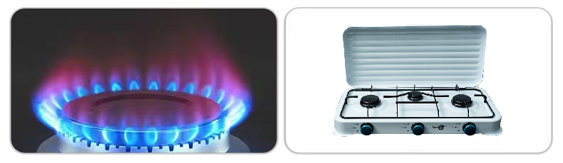 Safety Portable 3 Burner Gas Stove Outdoor Table Top 3 Burner Camping Gas Stove Portable