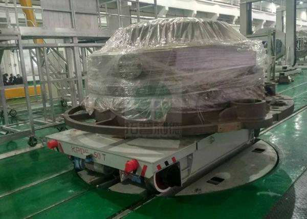 20 t  380-440V AC power transfer carts railway turntable attached foundation drawing