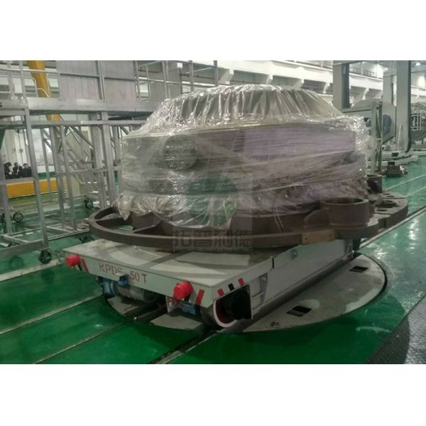 5t industrial electric turntable for steel mill material handling car on railway