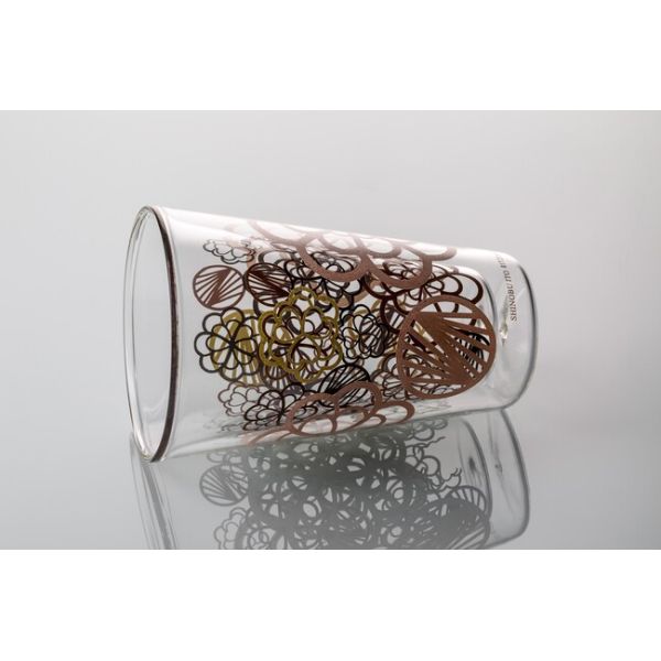 9oz Clear Double Wall Borosilicate Glass Tumbler Coffee Cup 260ml Mouth Blown