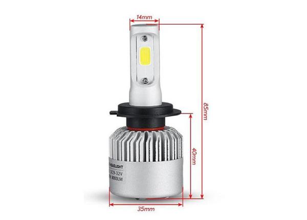 Bright S2 Led Headlight 36W 4000LM H11 H7 H11 9005 9007 6500K S2 COB Led  Kit