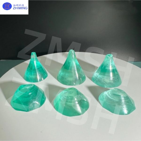 Granate de aluminio ytrium YAG cultivado en laboratorio cortado en forma libre Sapphire morado Cristal de piedra preciosa Material Dope Iones de neodimio