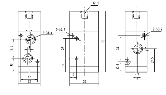 Tipo válvula de control neumático neumática de 4A210 M5~G1/2 de Airtac”