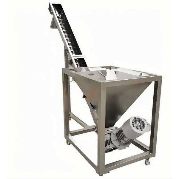 Heat Resistant Stainless Steel Adjustable Speed Screw Auger Feeder and Spiral Feeder Conveyor for Food Industry