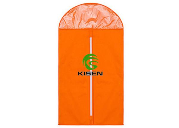 Waterproof Vinyl Zippered Garment Bags Colorful For Suit Customized Size