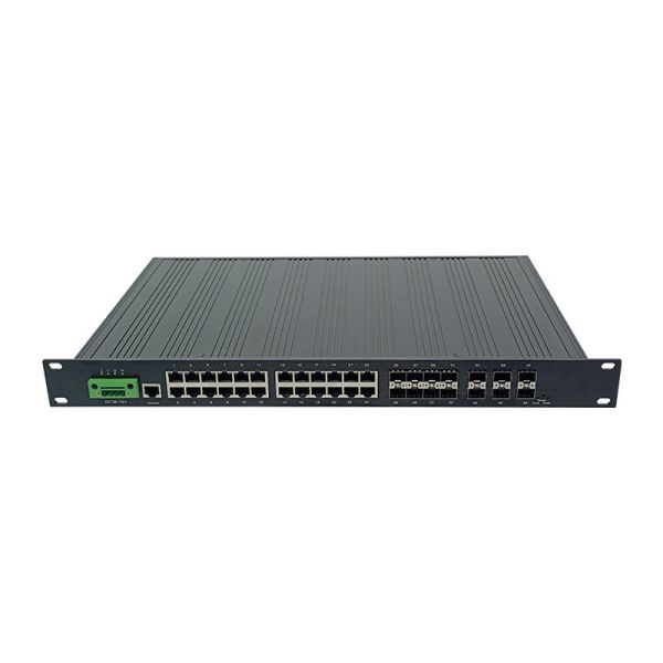 L3 Managed Industrial 10G Fiber Ethernet Switch 6 10G SFP 8 1G SFP 24 Gigabit RJ45