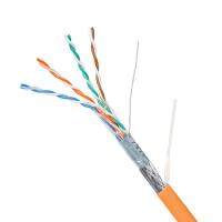 100MHz 500Ft CAT5E câble SFTP 24AWG avec veste orange LSZH Prix en gros disponible