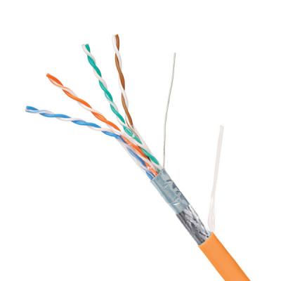 500Ft 100MHz  CAT5E SFTP Cable 24AWG With LSZH Jacket Against Abrasion