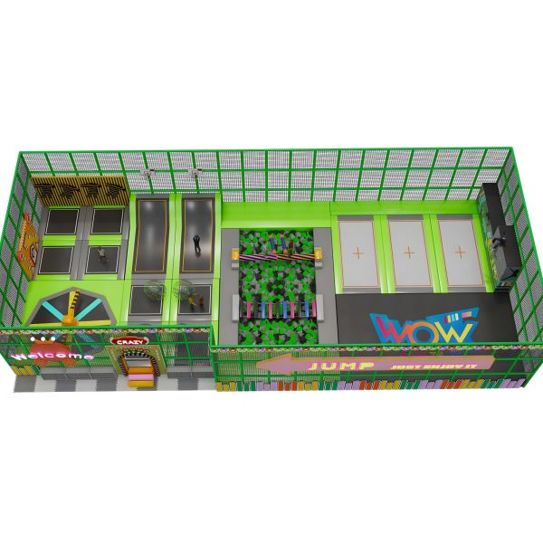 Ultimate Indoor Fun Exciting Trampoline Park With Adventure Obstacle Course