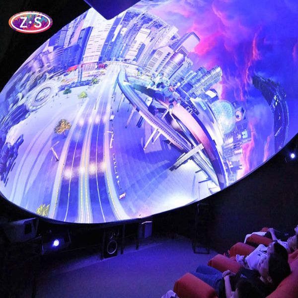 One Stop Solution Interactive Dome Projection System with Custom Dome Films