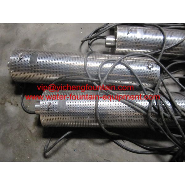 Stainless Steel Submerge / Submersible Fountain Pumps Shell For Protecting Inside Motor
