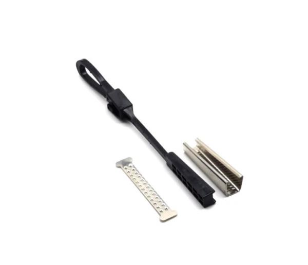 Drop Cable Clamp for Outdoor FTTH Network Fiber Optic Cable 1KN 2-8mm Nylon and Metal