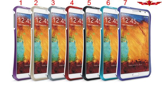 100% Qualify Brand New Colorful Aluminum Bumper For Samsung Galaxy Note 3 Gift Box Include