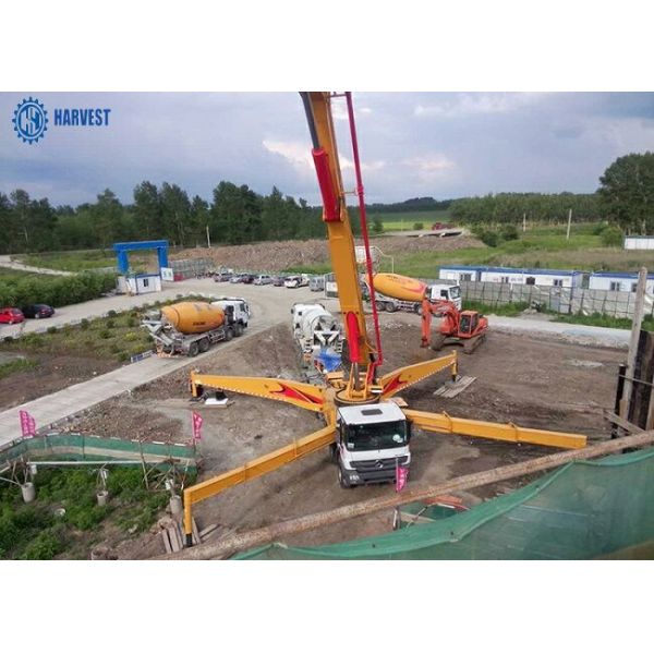 335 кВт мощности вес 54000 кг  67m HB67K бетонный насос