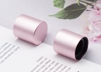 Les capsules roses en aluminium de parfum pour Fea15 pulvérisent le chapeau de cylindre de la pompe
