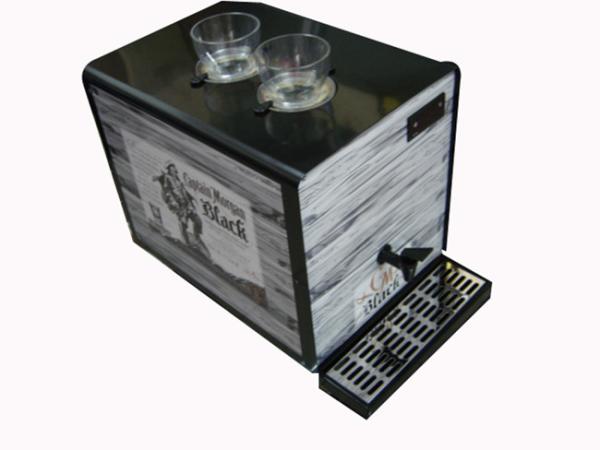Powder Coated Liquor Dispenser chiller With Compressor Cooling System