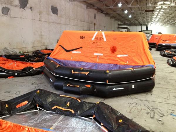 20 MAN Throw-Over Board Inflatable Emergency Life Rafts