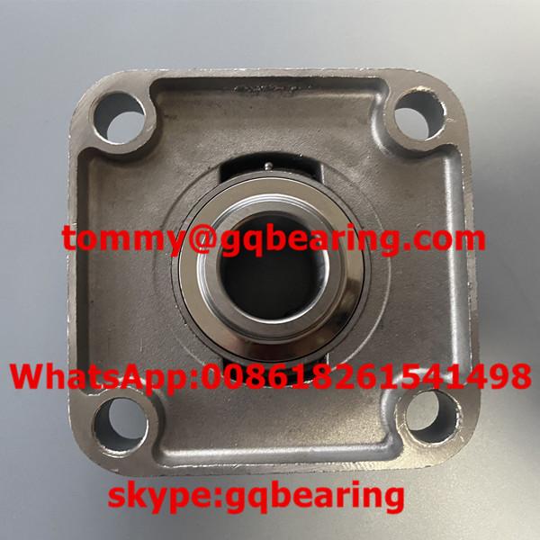 Fábrica directa de acero inoxidável Flange almofada Bloco de rolamento de bola SSUCF205