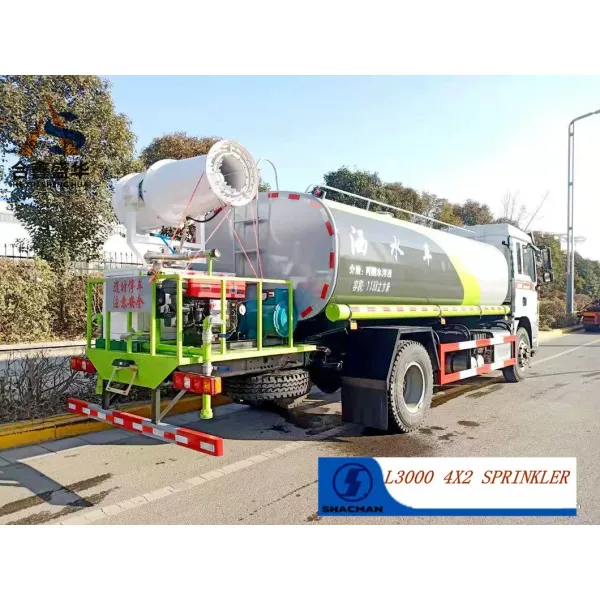 Chinese Water Tank Truck Sprinkler Tanker Watering Spray Truck for Sale# Shacman