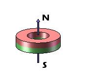 Y35 Grade Permanent Ferrite Ring Magnet SrO / Bao And Fe2O3 Material
