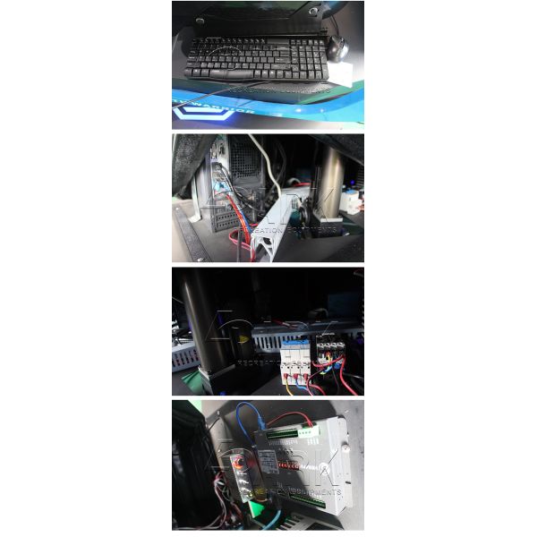 Amusement Virtual Reality Simulator Bluetooth Warrior Racing Car With 1 Seat